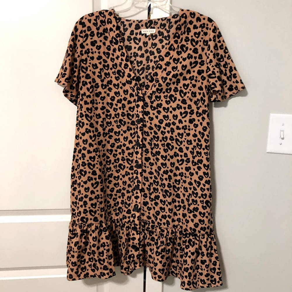 Leopard Babydoll Dress